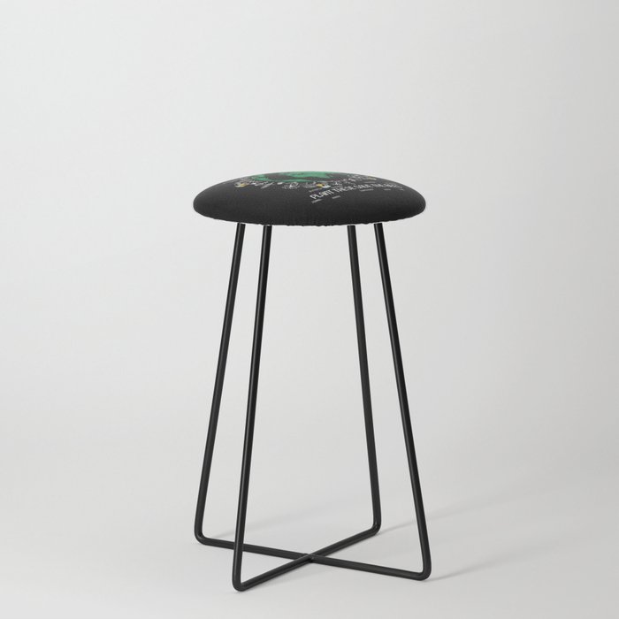 Plant These Save The Bees Counter Stool