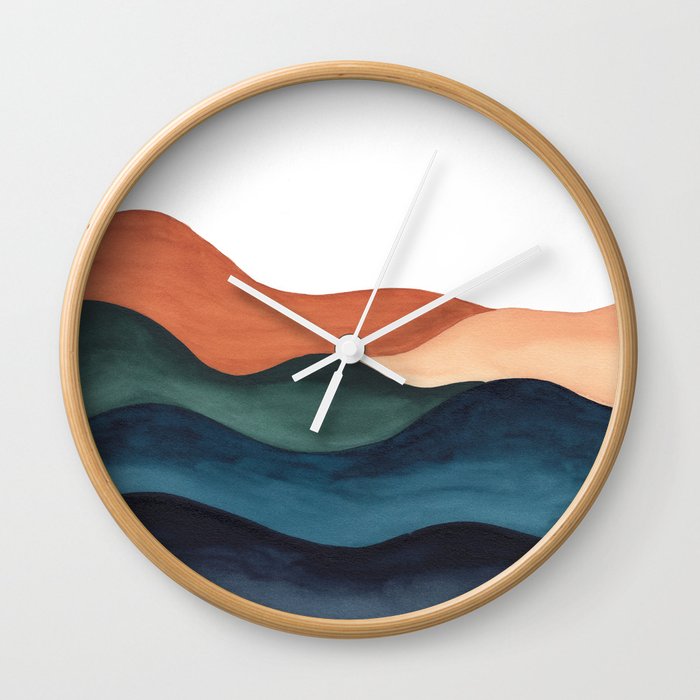 Colors of the Earth Wall Clock
