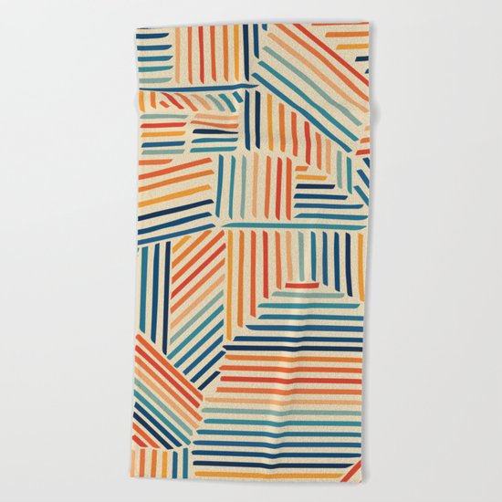Strypes Beach Towel