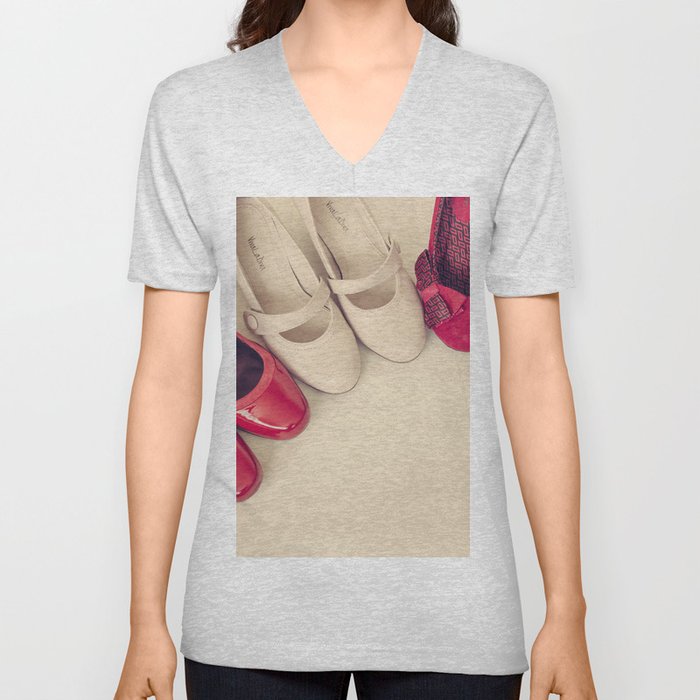 The Shoe Collection V Neck T Shirt