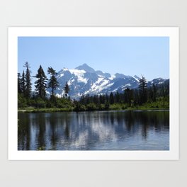 Washington State - Mt. Baker National Forest Art Print