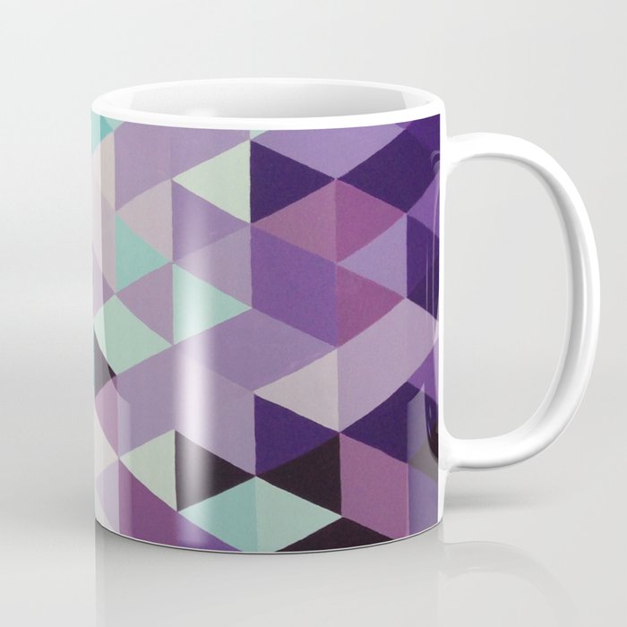 Triangles are my favourite shape Coffee Mug by amber____young Society6