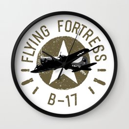 B-17 Flying Fortress Wall Clock