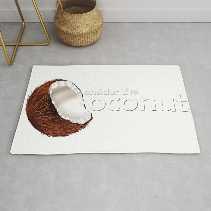 Consider the coconut... Rug