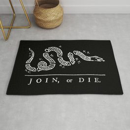 Join or die Area & Throw Rug