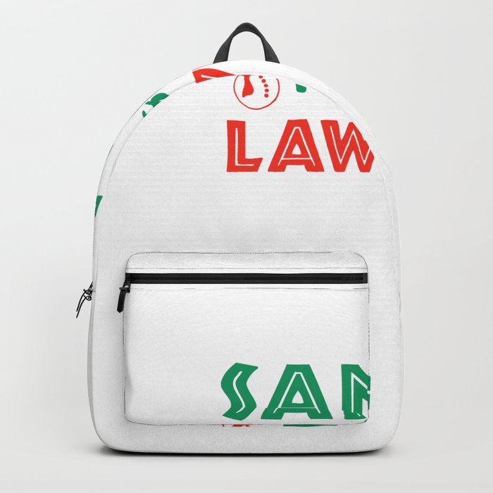 Santa Talks To Lawyers Backpack