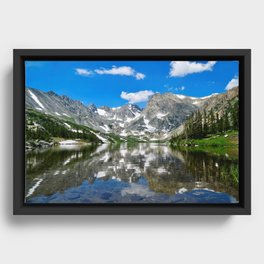 Lake Isabelle, Rocky Mountains, Colorado Framed Canvas