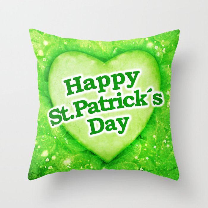 Unique Happy St. Patrick´s Day Design Throw Pillow by ...