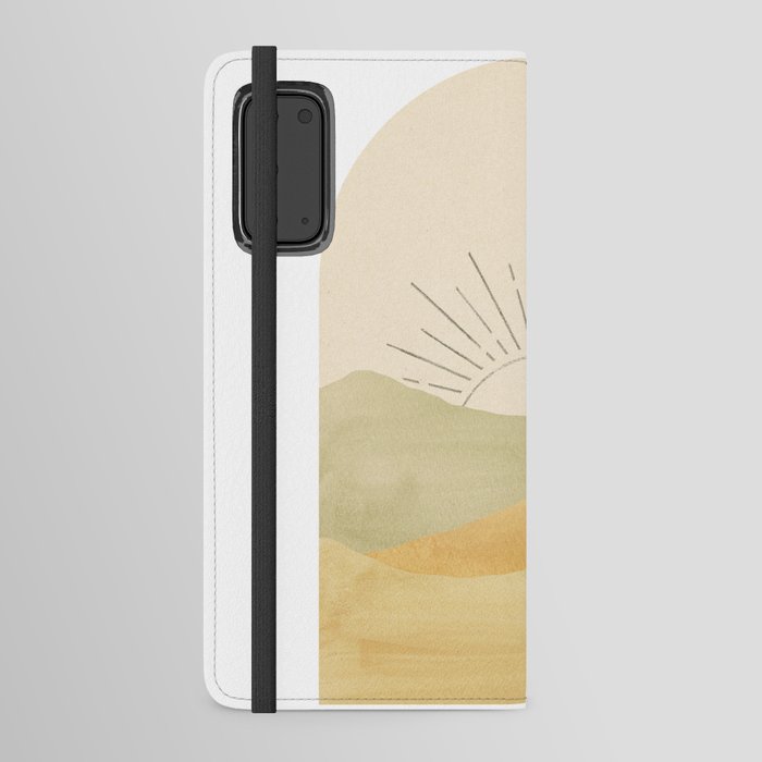 Warm sunset, sunrise #5 Android Wallet Case