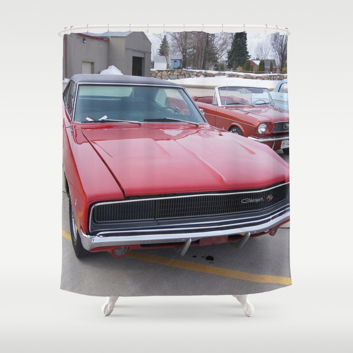 Vintage 1968 Torred Mopar 426 Hemi Charger Muscle Car Color Photography Photographs Shower Curtain By Jeanpaul Ferro Society6 Vintage 1968 Torred Mopar 426 Hemi, Muscle Car Shower Curtain