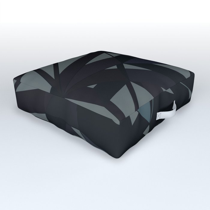 3D Futuristic GEO Outdoor Floor Cushion