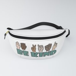 Be Kind - American Sign Language ASL Fanny Pack