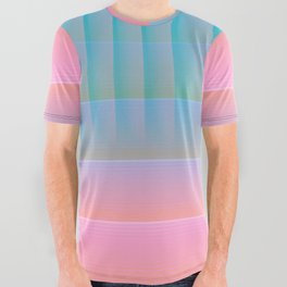 Abstraction_NEW_GRADIENT_DAWN_COLOR_TONE_PATTERN_POP_ART_0707A All Over Graphic Tee