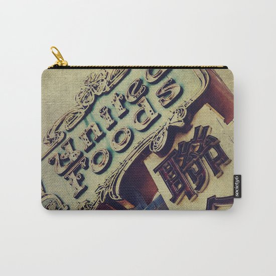 United Foods Neon Sign, Chinatown Carry-All Pouch