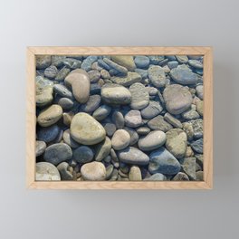 Rocks underwater at Dyers Bay Canada Framed Mini Art Print