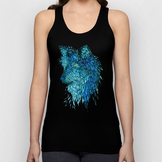 Pop Wolf Unisex Tank Top