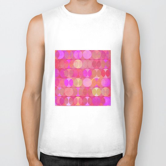 Multitudes in red Biker Tank