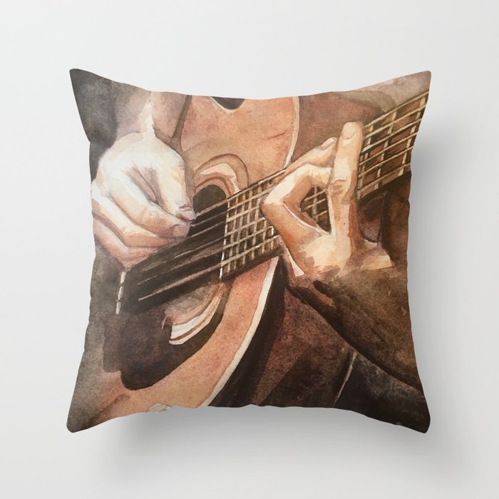 Acoustic Throw Pillow