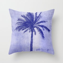 Palm Tree Litho Throw Pillow
