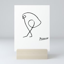 Picasso - The Sparrow (Bird of Prey) T Shirt, Artwork Sketch Reproduction, tshirt, tee, jersey, Mini Art Print