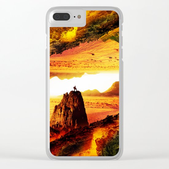 Lava Isolation Clear iPhone Case