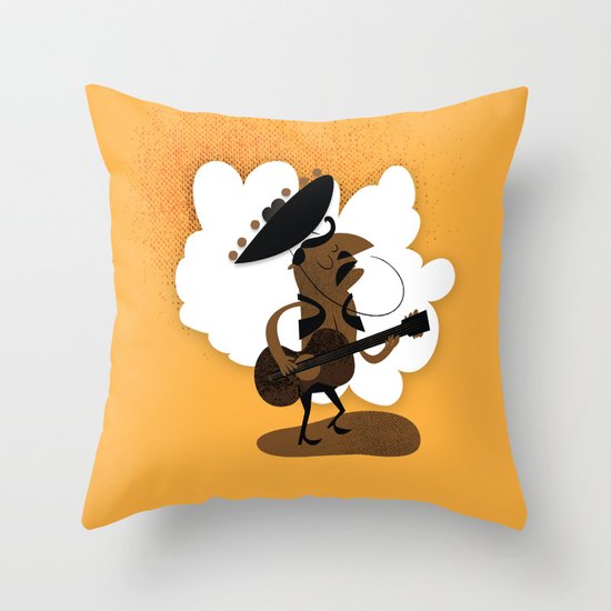 "El" Throw Pillow