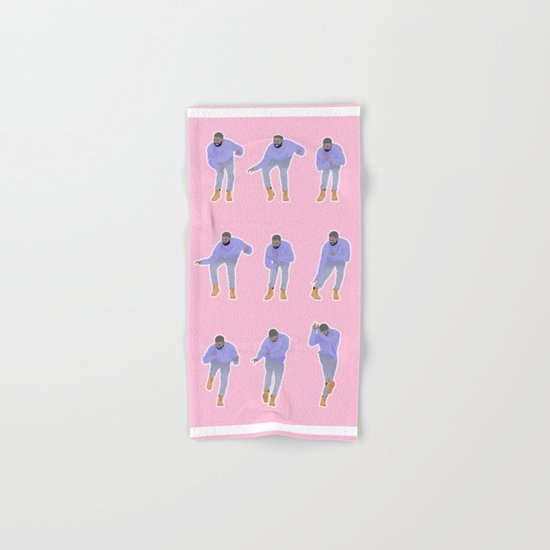Hotline bling (pink) Hand & Bath Towel
