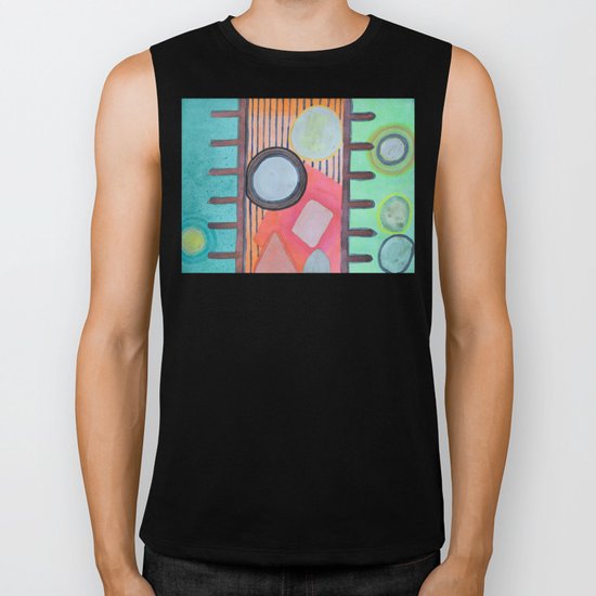 Trapped between two Worlds Biker Tank