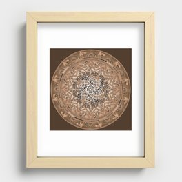 Terra Mandala Recessed Framed Print