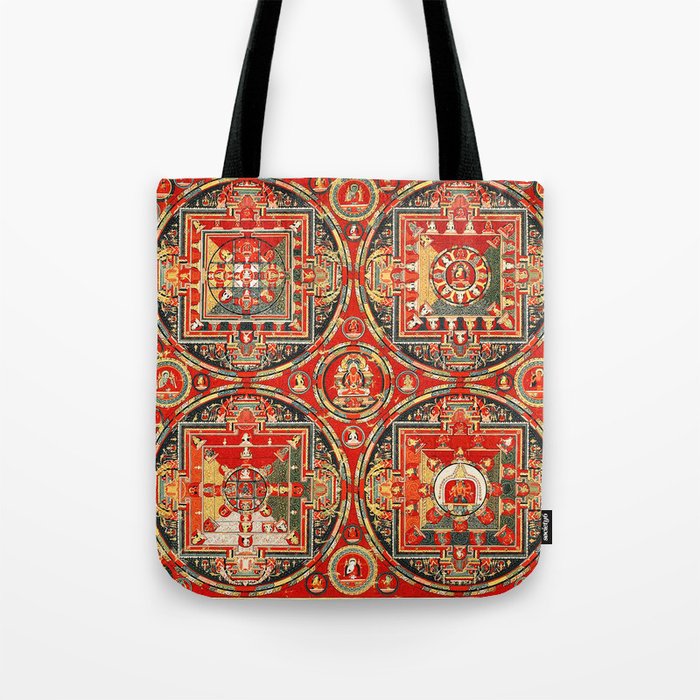 Mandala Buddhist 3 Tote Bag