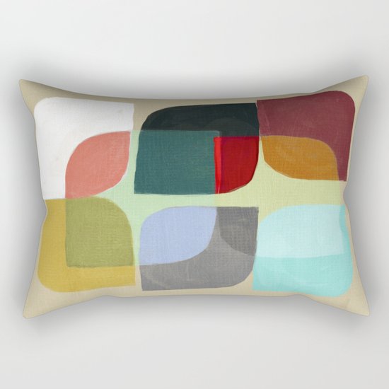 Color Overlay Rectangular Pillow