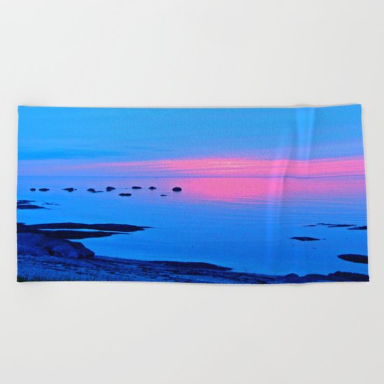 Last Light Beach Towel