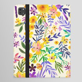 Purple Spirit Cream iPad Folio Case
