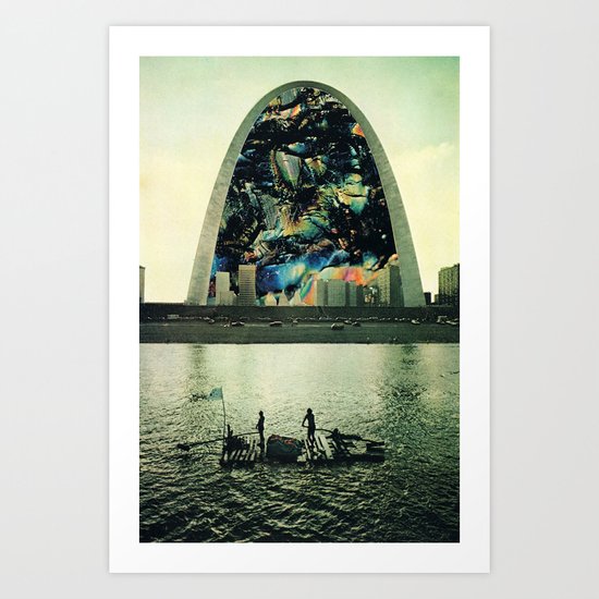 Nugget of peacock Art Print
