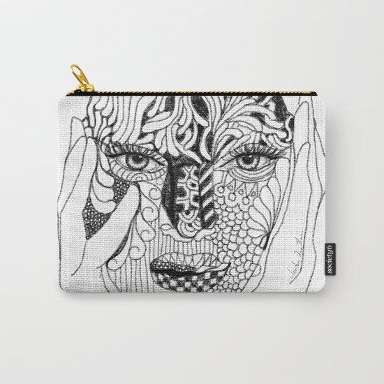Her Love Mask Carry-All Pouch