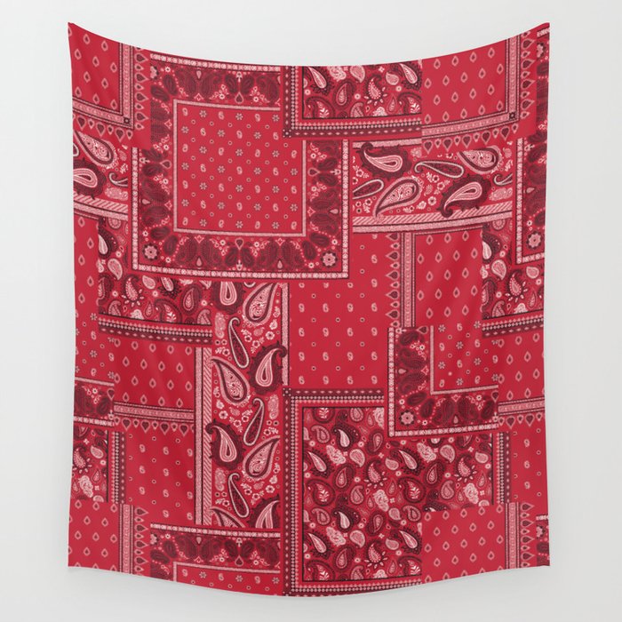 Red bandana sales tapestry