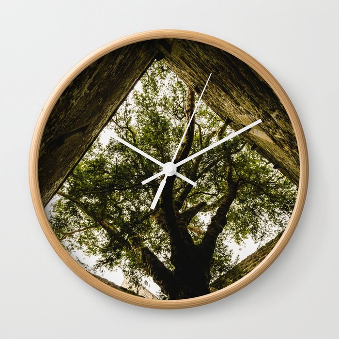 Under the Yew Wall Clock