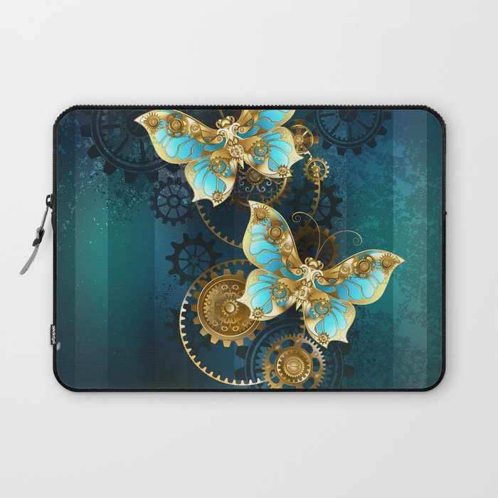 Two mechanical butterflies Laptop Sleeve