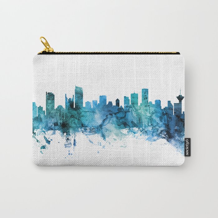 Vancouver Canada Skyline Carry-All Pouch