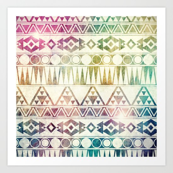 Tribal Horizons Art Print