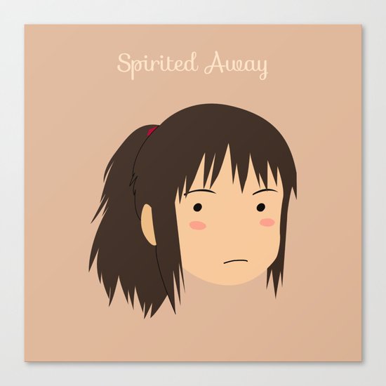 Spirited Away Chihiro Canvas Print