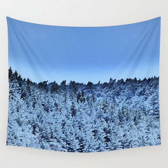 Spring Snow in the Scottish Highlands in I Art  Wall Tapestry