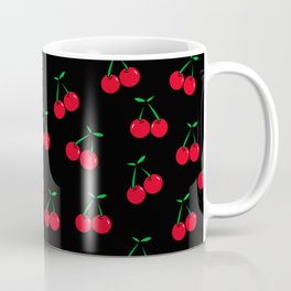 Cherries 2 (on black) Mug