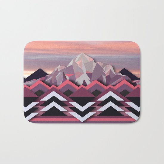 Night Mountains No. 8 Bath Mat