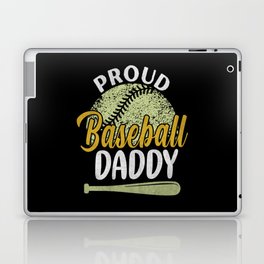 Proud baseball Daddy retro Fathers day 2022 Laptop Skin