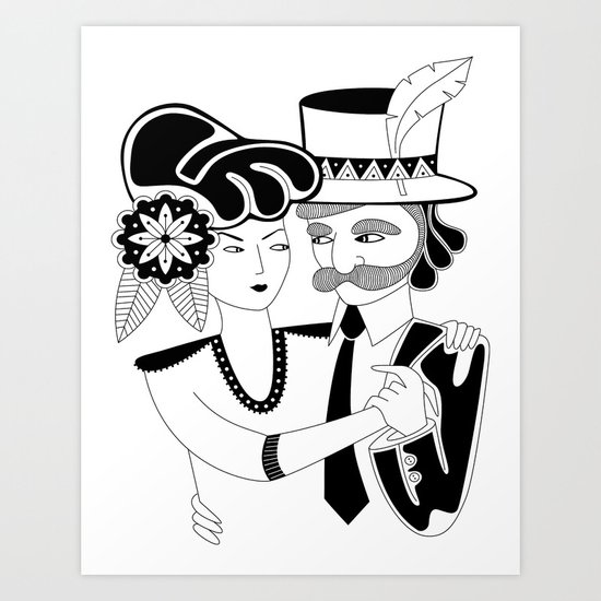 Dancing Art Print