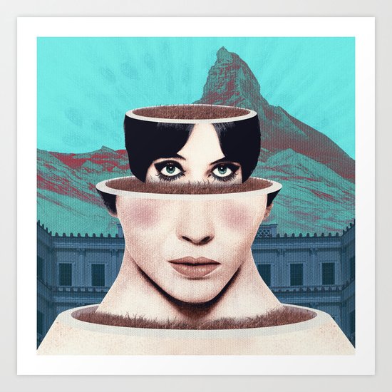 Matrioska Girl / Surrealism Art Print