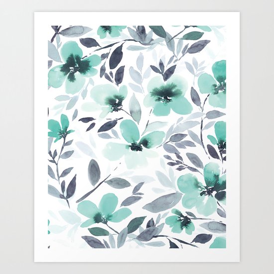 Espirit Mint Art Print