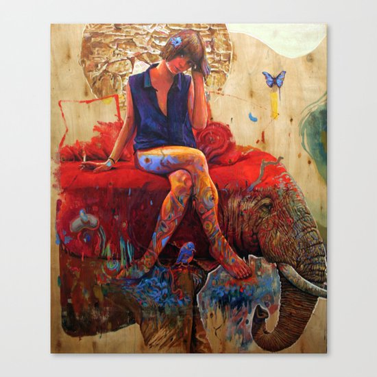 Lu Canvas Print
