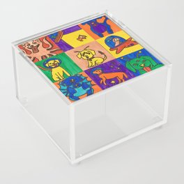 9 Space Dogs Acrylic Box